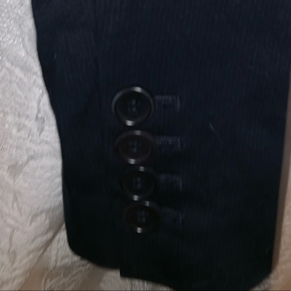 The Limited Pinstripe Blazer Size 2 Navy and Black - Picture 4 of 4